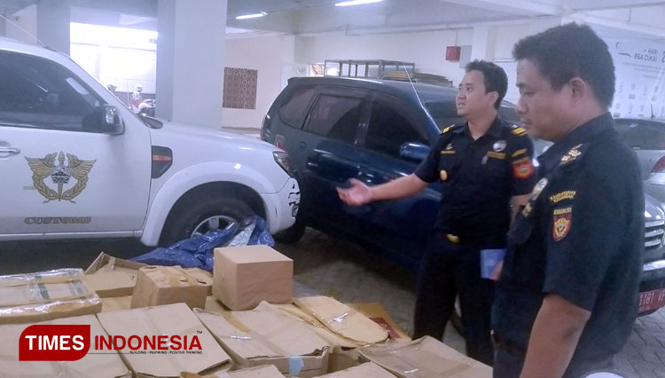 Bea Cukai Madura Amankan Tiga Merek Rokok Ilegal