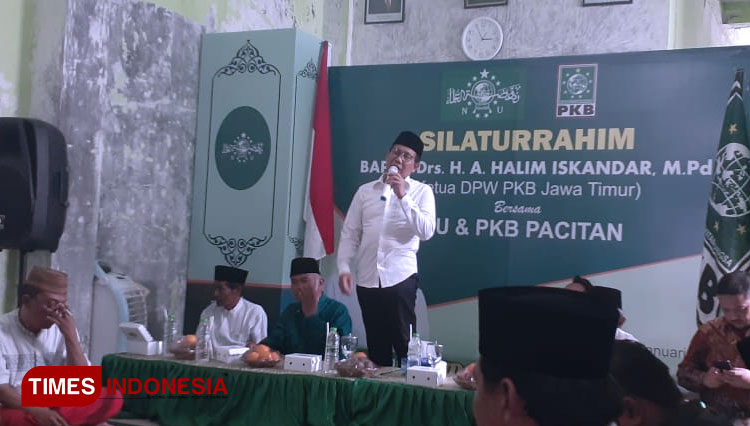 Pilkada Pacitan 2020, Halim Iskandar Ingatkan PKB-NU Jaga Kebersamaan