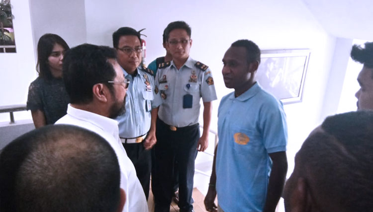 Pansus Papua Temui Tersangka Pembunuhan 17 Karyawan PT. Istaka Karya