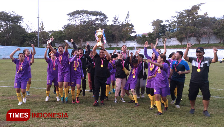 Putri Kota Kediri Juara Liga Pertiwi Lewat Adu Pinalti