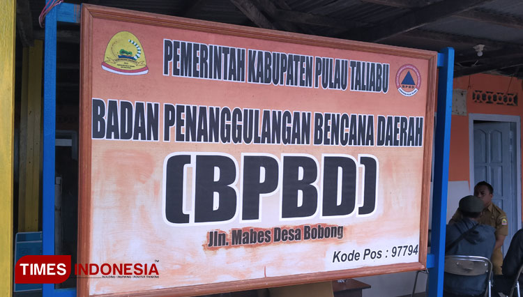 Kantor BPBD Pulau Taliabu (Foto: Husen Hamid/TIMES Indonesia)
