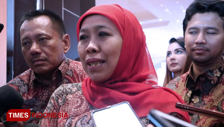 Gubernur Jatim Khofifah.(Foto : Lely Yuana/Dok.TIMES Indonesia) 