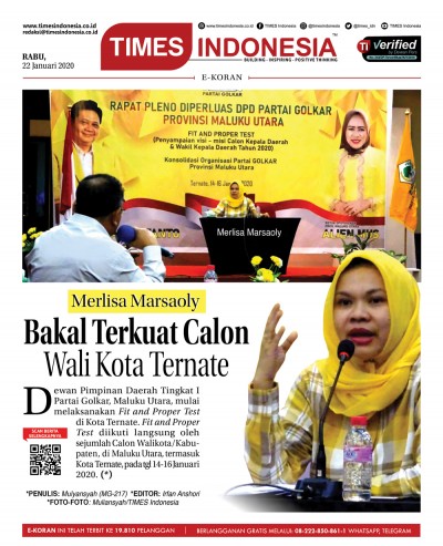 Edisi Rabu, 22 Januari 2020: E-Koran Medsos. Bacaan Positif Masyarakat 5.0