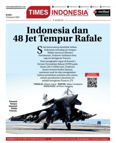 Edisi Rabu, 22 Januari 2020: E-Koran Medsos. Bacaan Positif Masyarakat 5.0
