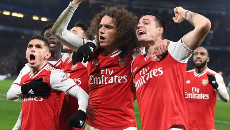 Arsenal sukses menahan Chelsea di kandangnya, Rabu (22/1/2020) (Foto: SkySports)