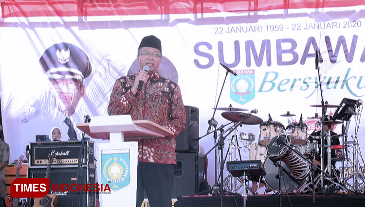 Hadiri HUT Kabupaten Sumbawa ke-61, Ini Harapan Gubernur NTB