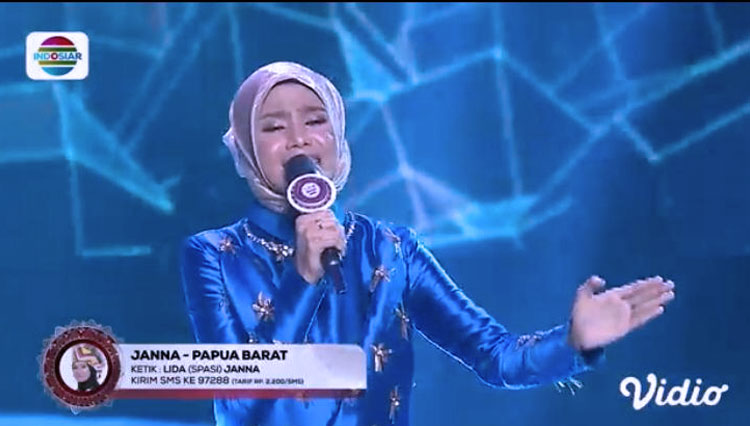 Siti Nurjanah Rumasukun saat Audisi di Indosiar.