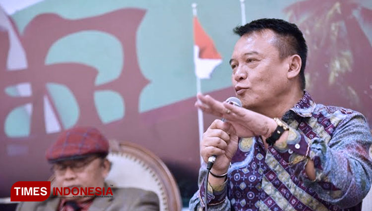 Anggota Komisi I DPR RI TB Hasanuddin (FOTO: Iwa/TIMES Indonesisa)