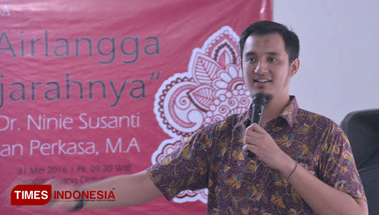 Dosen Ilmu Sejarah Fakultas Ilmu Budaya (FIB) Universitas Airlangga, Adrian Perkasa S.Hum., M.A. (FOTO: AJP/TIMES Indonesia)