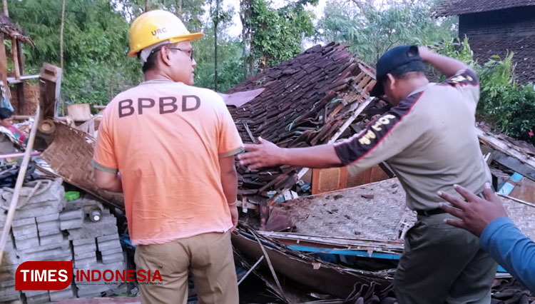 BPBD akan Berikan Bantuan Material Korban Angin Kencang di Kabupaten Blitar