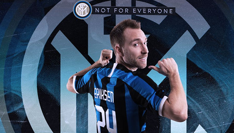 Chrisian Eriksen resmi bergabung Inter Milan. (Foto: Inter.it)