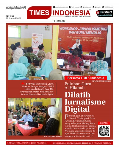 Edisi Selasa, 28 Januari 2020: E-Koran Medsos. Bacaan Positif Masyarakat 5.0
