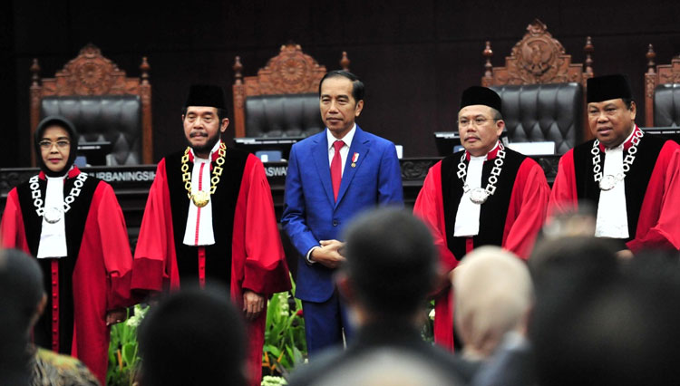 Presiden RI Joko Widodo (Jokowi) dalam Penyampaian Laporan Tahunan MK (Foto: Setkab RI for TIMES Indonesia)
