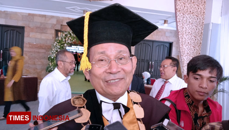 Rektor Universitas Brawijaya (UB), Prof. Dr. Ir. Nuhfil Hanani, AR, MS. (FOTO: Naufal Ardiansyah/TIMES Indonesia)