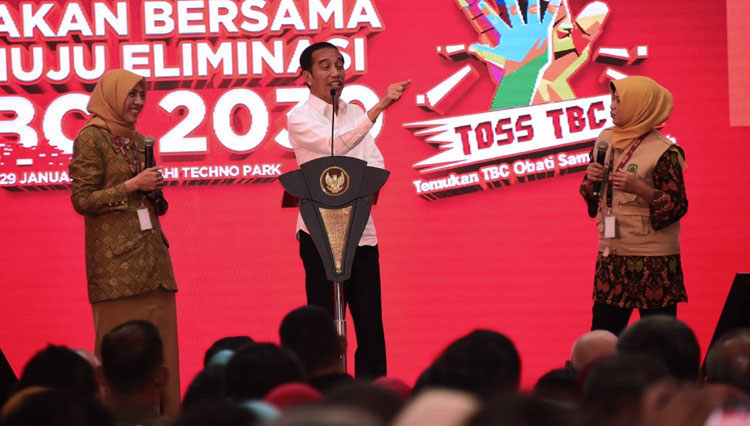 Presiden RI Canangkan Gerakan Bersama Menuju Eliminasi TBC 2030