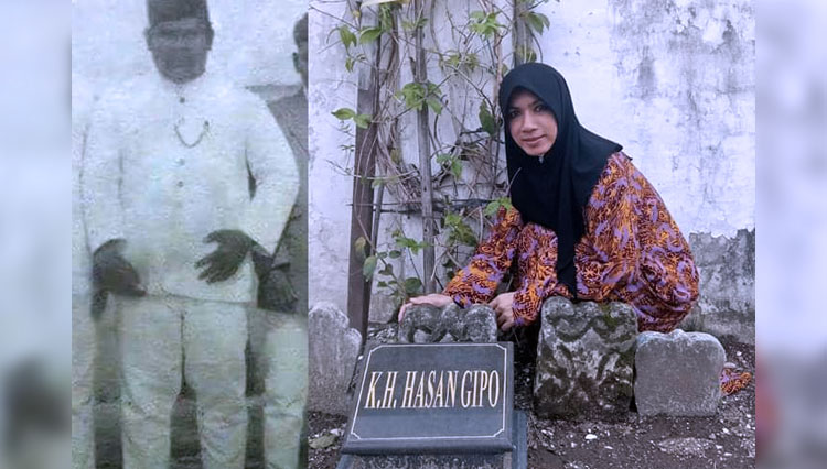 makam KH Hasan Gipo di komplek makam Masjid Ampel, Surabaya. (FOTO: Istimewa)