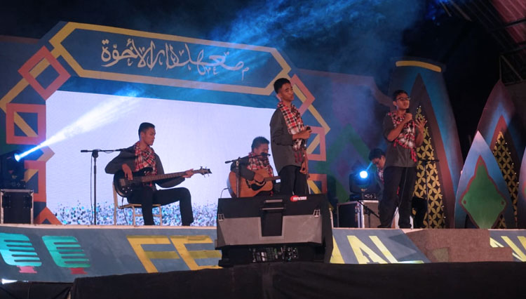 Festival Nasyid Nusantara 2020 di Pondok Pesantren Daarul Ukhuwwah pada Kamis (30/1/2020). (FOTO: Istimewa)