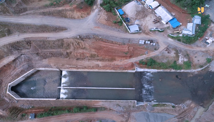 Bendungan Tapin di Desa Pipitak Jaya, Kabupaten Tapin, Provinsi Kalimantan Selatan (Kalsel) (FOTO: Biro Komunikasi Publik Kementerian PUPR RI)