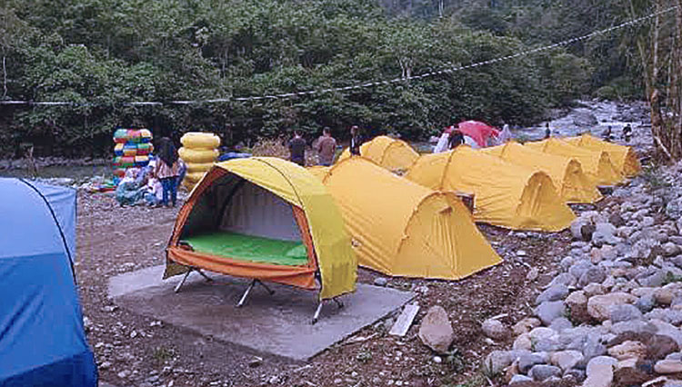 Lokasi tempat Camping Ground pada Jumat (7/2/2020) di Kota Pagar Alam. (Foto: Istimewa)
