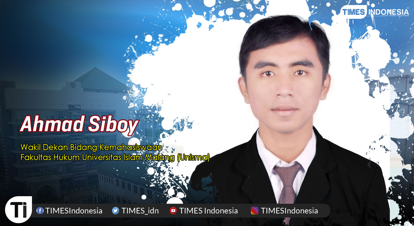 Ahmad Siboy, Wakil Dekan III FH Unisma dan Penulis Buku Kontruksi Hukum Pilkada.