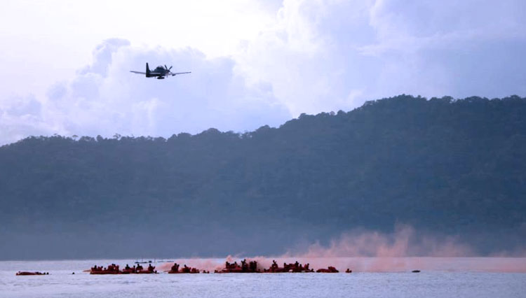 Lanud Abdulrachman Saleh melaksanakan latihan Survival Dasar “Bima Sakti ke-40” di Banyuwangi. (foto: Pentak Lanud ABD Saleh)