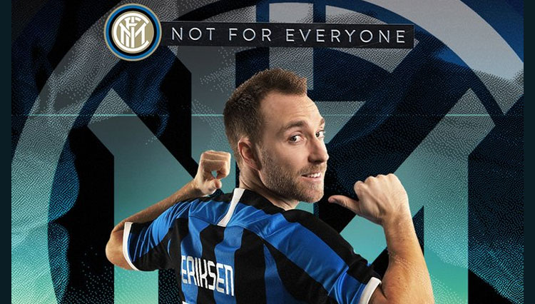 Christian Eriksen bergabung dengan Inter Milan dan meninggalkan Tottenham Hotspur. (Foto: Inter.it)