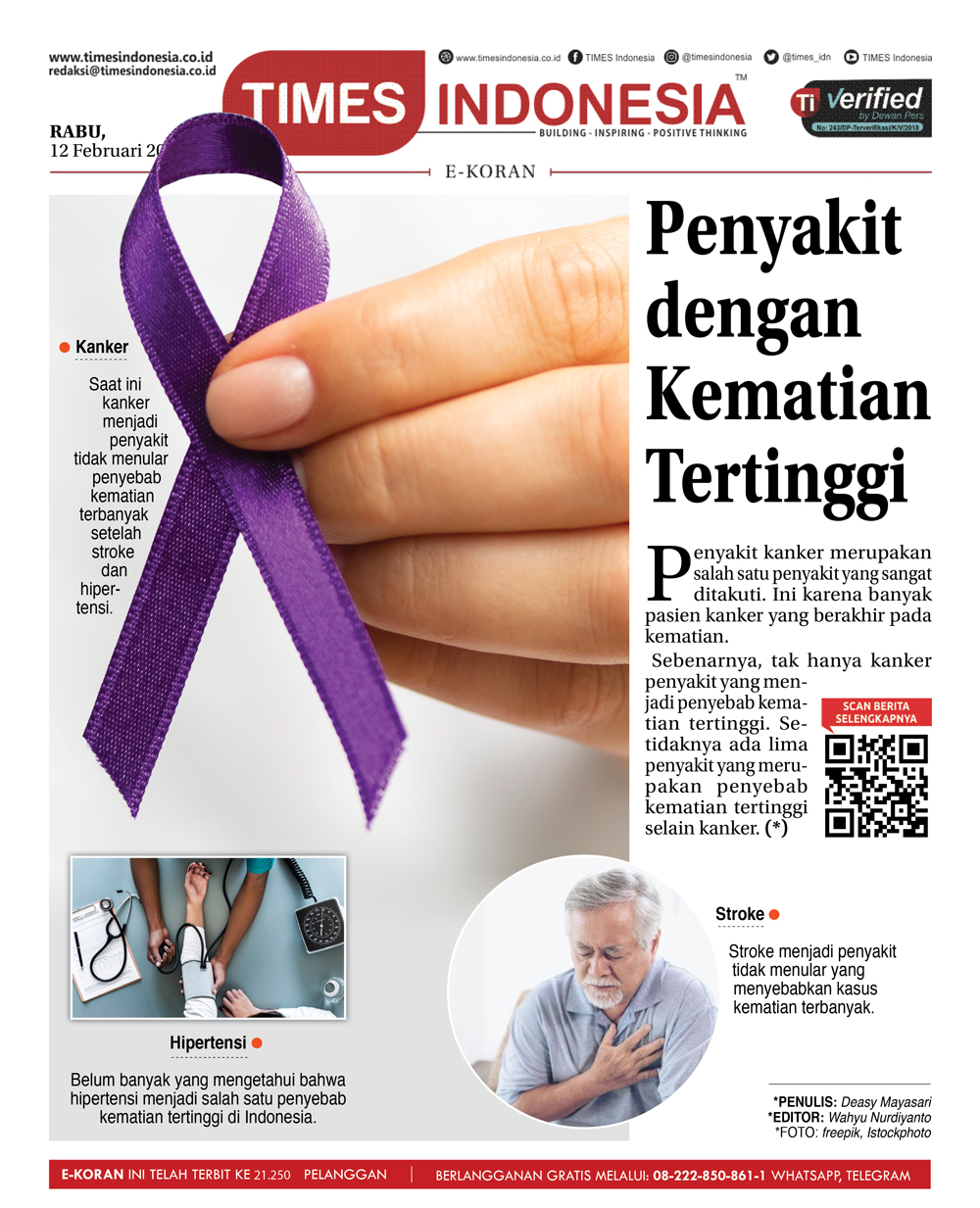 Kanker Penyebab Kematian Tertinggi Ini Faktanya Times Indonesia