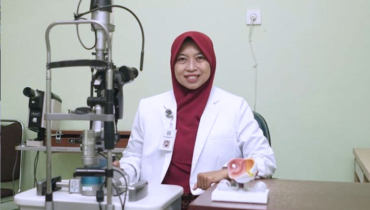 Dokter spesialis mata RSUD Sleman, dr Widya Prafitri Rasmiyati SpM MSc. (FOTO: Istimewa/TIMES Indonesia)