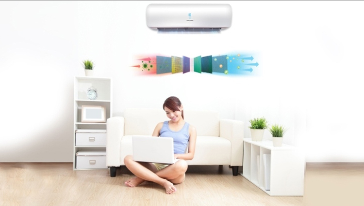 Pemilihan AC menjadi hal penting untuk mencegah penyakit yang tersebar melalui udara.(Foto: Polytron)