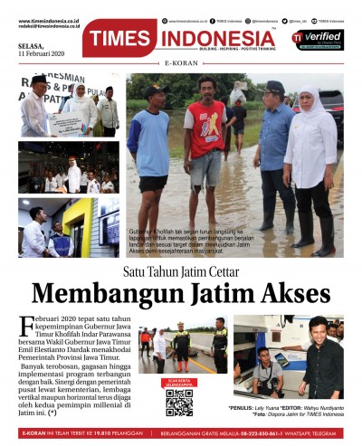 Edisi Selasa, 11 Februari 2020: E-Koran Medsos. Bacaan Positif Masyarakat 5.0