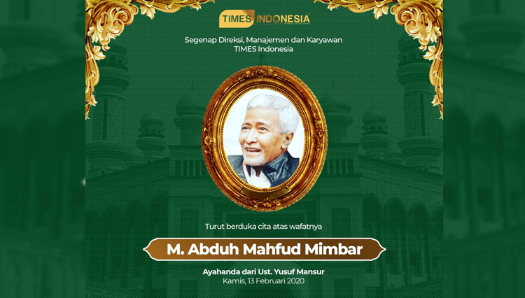 Ayah KH Yusuf Mansur, Muhammad Abduh Mahfud Mimbar meninggal dunia pada Kamis (13/2/2020).