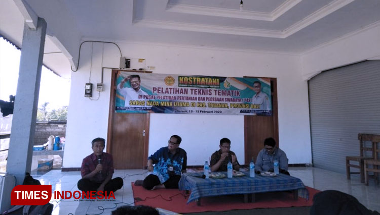 BBPP Batu lalukan Pelatihan Teknis Tematikdi P4S Sarasnada Mina Utama Kab. Tabanan (13-15/02/1). (FOTO: AJP/TIMES Indonesia)