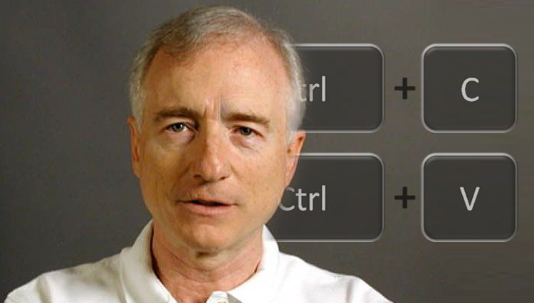 Larry Tesler, sang penemu metode copy, cut and paste (Grafis: TIMES Indonesia)