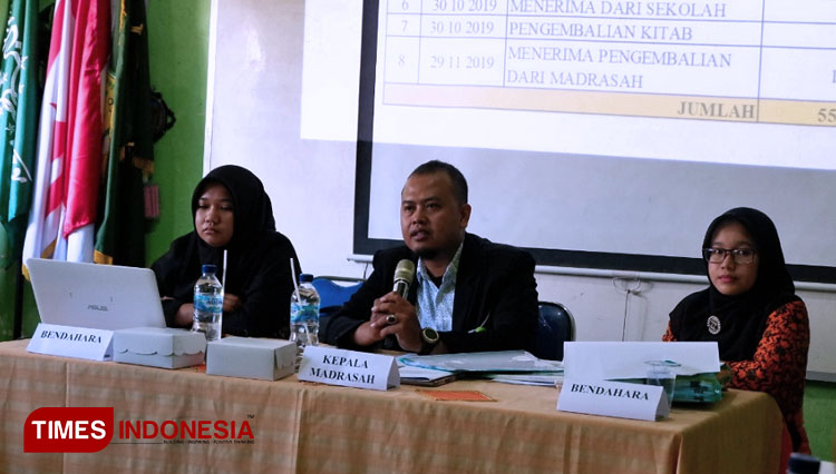 LPJ Keuangan dan Musyawarah Pembangunan dan Pengembangan Madrasah oleh MI Al-Fattah Kota Malang. (Foto: Naufal Ardiansyah/TIMES Indonesia)