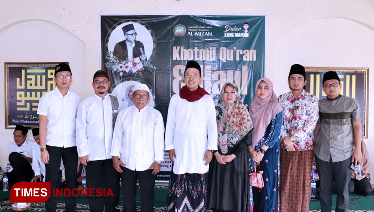 Keluarga besar Mama Faqieh. Foto: Jaja Sumarja/TIMES Indonesia.