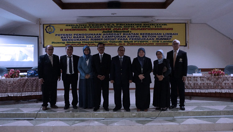 Sidang Terbuka Promosi Doktor ITS: Campuran Aspal Beton untuk Kurangi Rubber Deposit