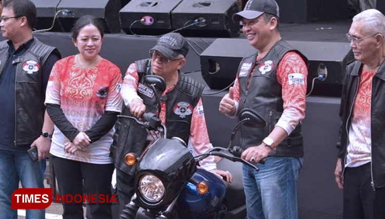 Tampil Layaknya Anak Motor, Wapres KH Ma'ruf Buka Acara MPR RI