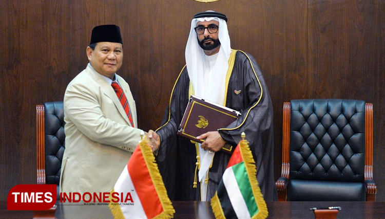 Ingin Memperkuat Diplomasi Pertahanan, Menhan Prabowo Kunjungan ke Abu Dhabi