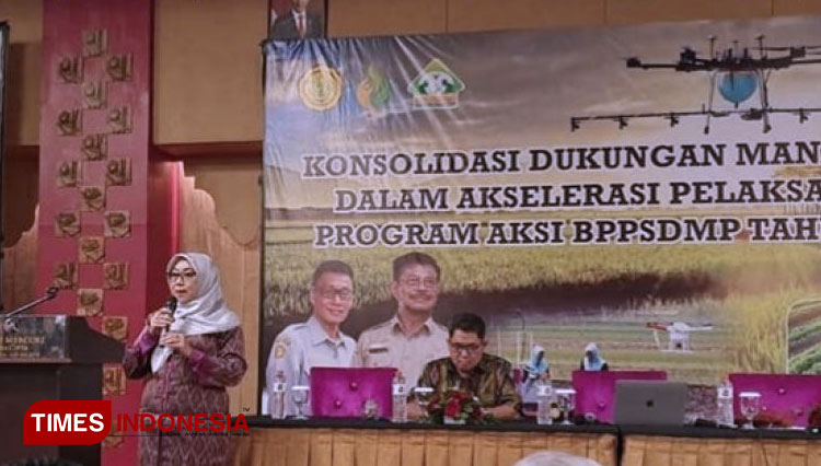 Konsolidasi Dukungan Program Aksi BPPSDMP Tahun 2020 di Mercure Hotel Yogyakarta (24-26/2/2020). (FOTO: AJP/TIMES Indonesia)