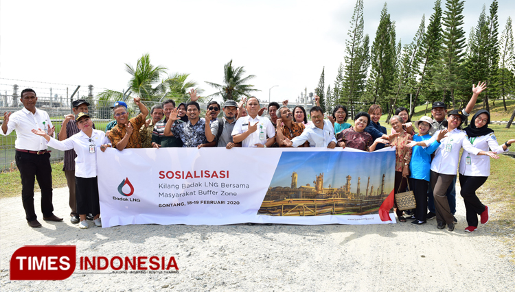 Salah satu kegiatan sosialisasi Badak LNG bersama warga buffer zone  (Foto: Coorcom Badak LNG For TIMES Indonesia)
