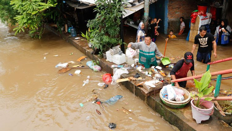 Banjir Jakarta, PNS Diperbolehkan Cuti Sebulan