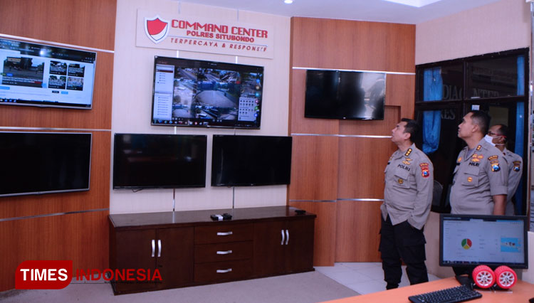 Supervisi Kabid TI Polda Jatim ke Polres Situbondo. (Foto: Polres For TIMES Indonesia)