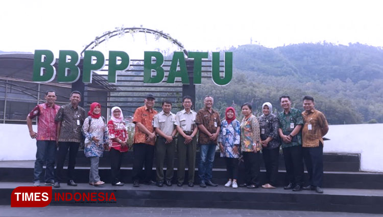 Studi Banding TUK Disnakkeswan Jateng ke TUK BBPP Batu, Senin (24/2/2020). (FOTO: AJP/TIMES Indonesia)