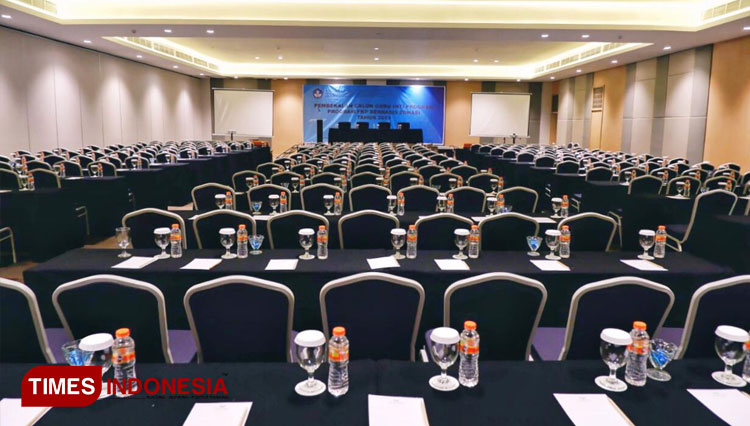 Palm Park Hotel & Convention, Surabaya, Rabu (26/2/2020).(Foto: Farida Umami Ramadhansi/TIMES Indonesia)