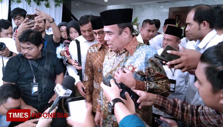CAPTION: Menteri Agama Fachrul Razi (FOTO: Dok. TIMES Indonesia)