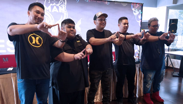 Panitia Indonesia Vape Expo (Invex) ketika memberikan keterangan pers. (FOTO: Istimewa)