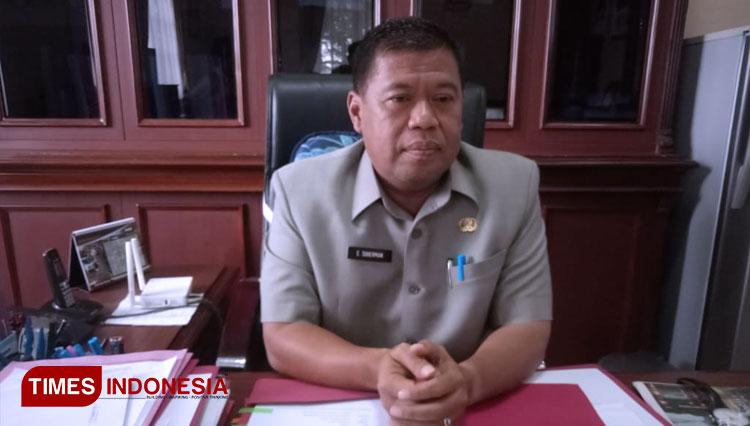 Sekda Majalengka, Eman Suherman. (Foto: Jaja Sumarja/TIMES Indonesia)