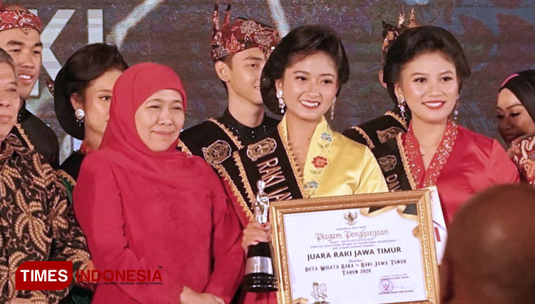 Gloria, Roro Kabupaten Malang yang meraih gelar Raki Jawa Timur. (Foto : Disparbud Kabupaten Malang for TIMES Indonesia)