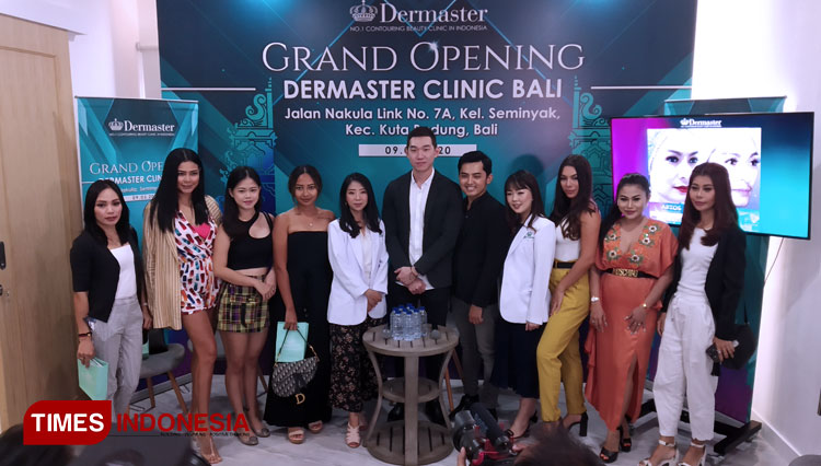 The opening of Dermaster Bali located in Jalan Nakula, Seminyak, Badung, Bali. (PHOTO: Imadudin M/TIMES Indonesia)