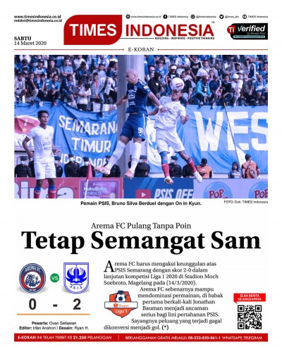 Edisi Sabtu, 14 Maret 2020: E-Koran, Bacaan Positif Masyarakat 5.0